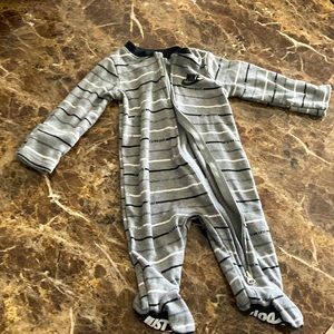 Nike 3 months footed pajamas